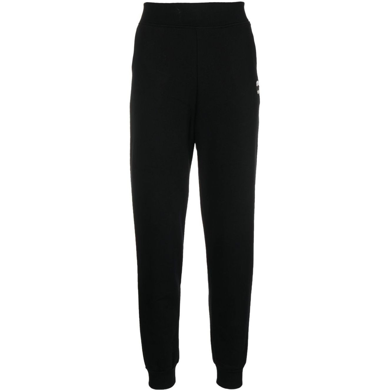 KARL LAGERFELD Sportinės kelnės moterims, Juoda, Ikonik 2.0 sweat pants