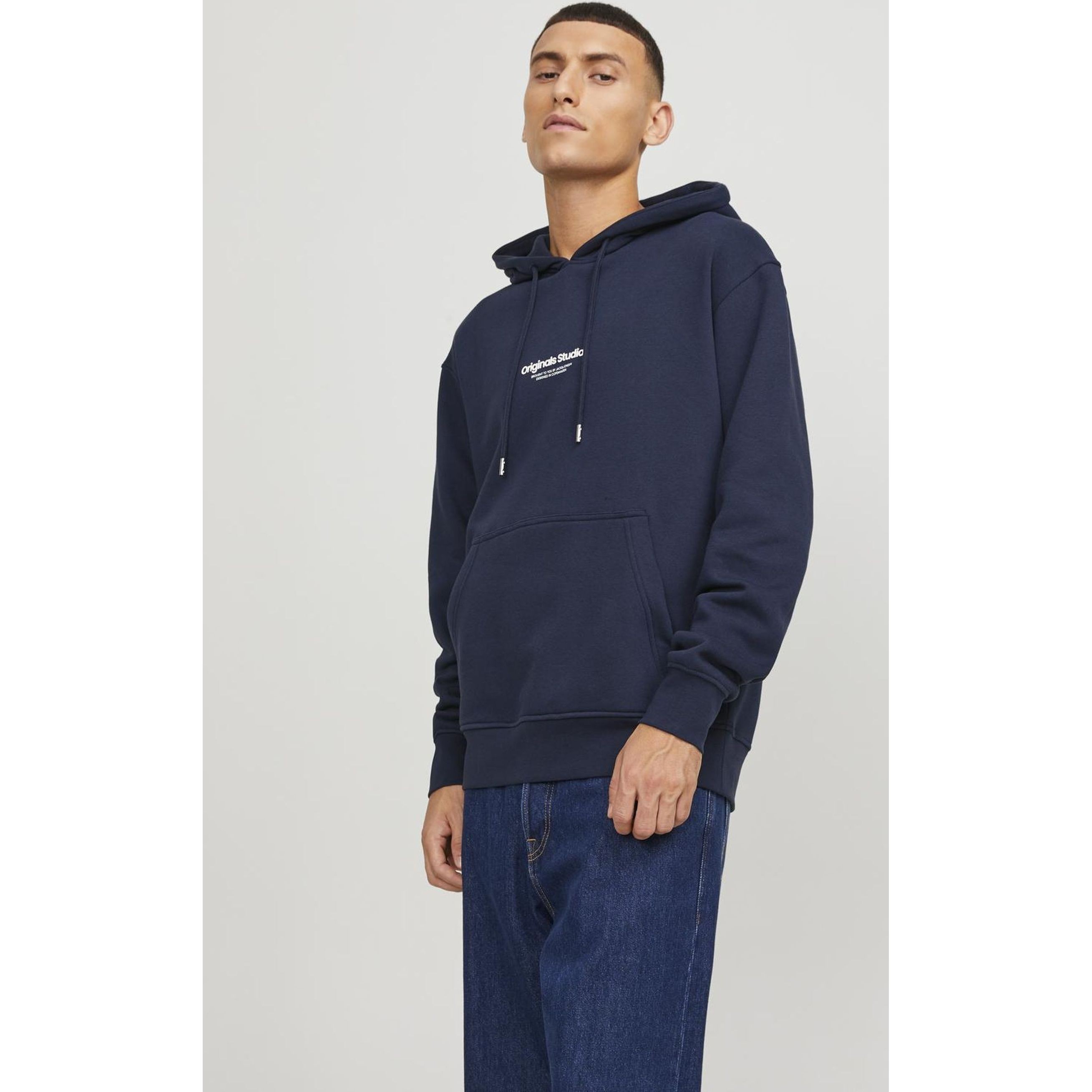 JACK & JONES Sportinis nertinis vyrams, Mėlyna, Jorvestersweatshirt 2