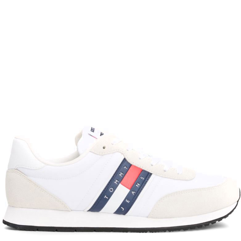 TOMMY JEANS Laisvalaikio bateliai vyrams, Balta, Runner casual leisure 2
