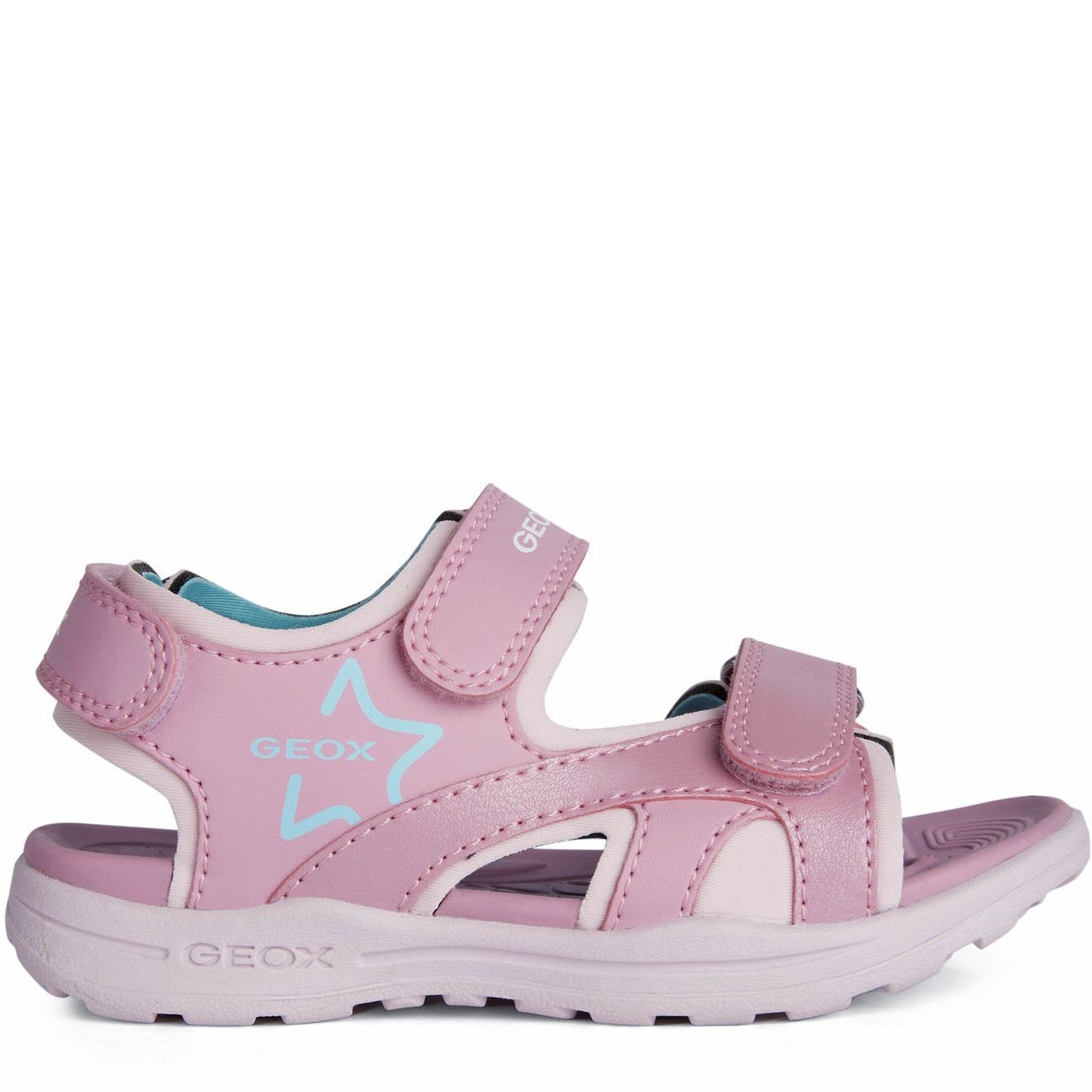 GEOX Basutės mergaitėms, Rožinė, VANIETT SANDALS 2