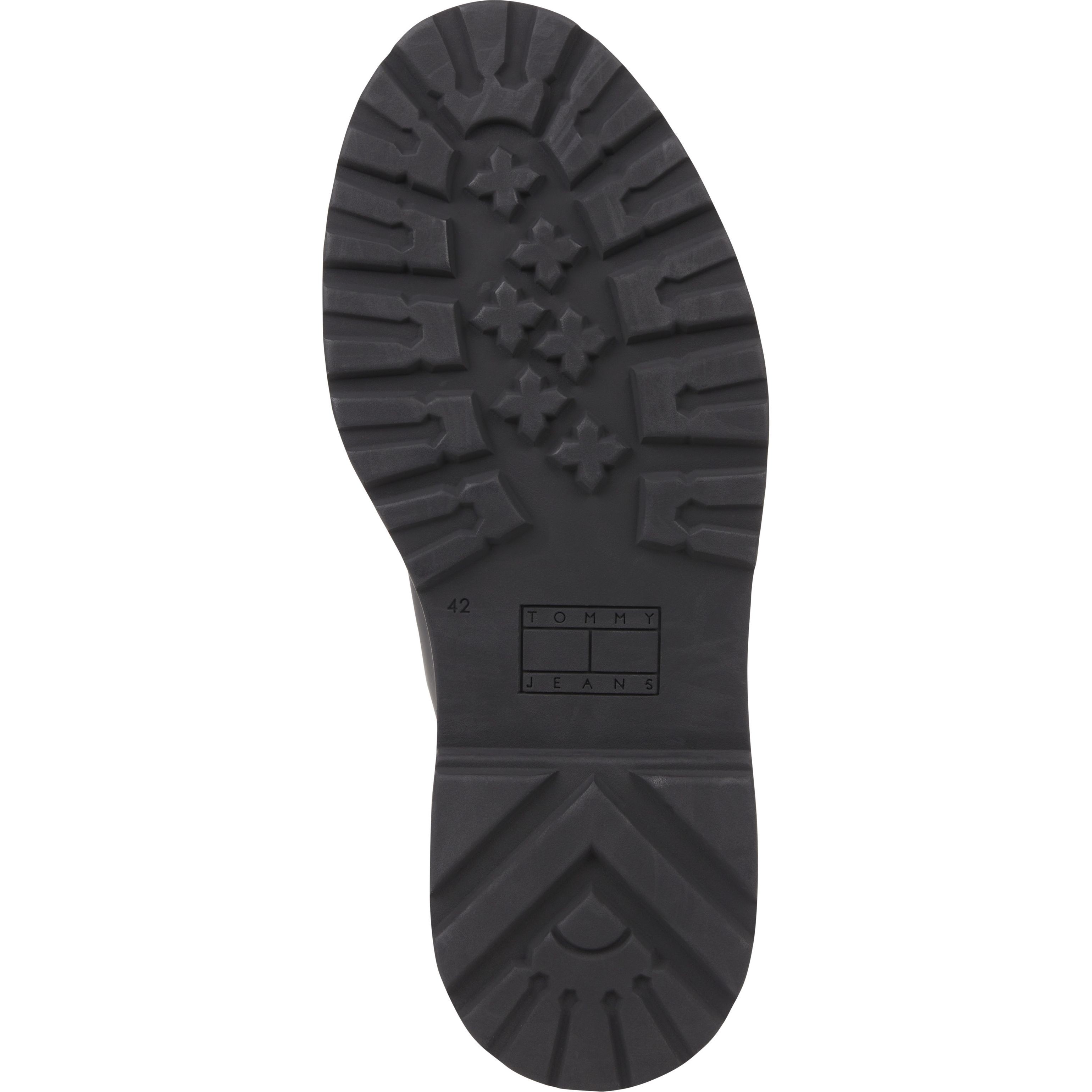 TOMMY JEANS Aulinukai vyrams, Juoda, Ruberized lace up boot 4