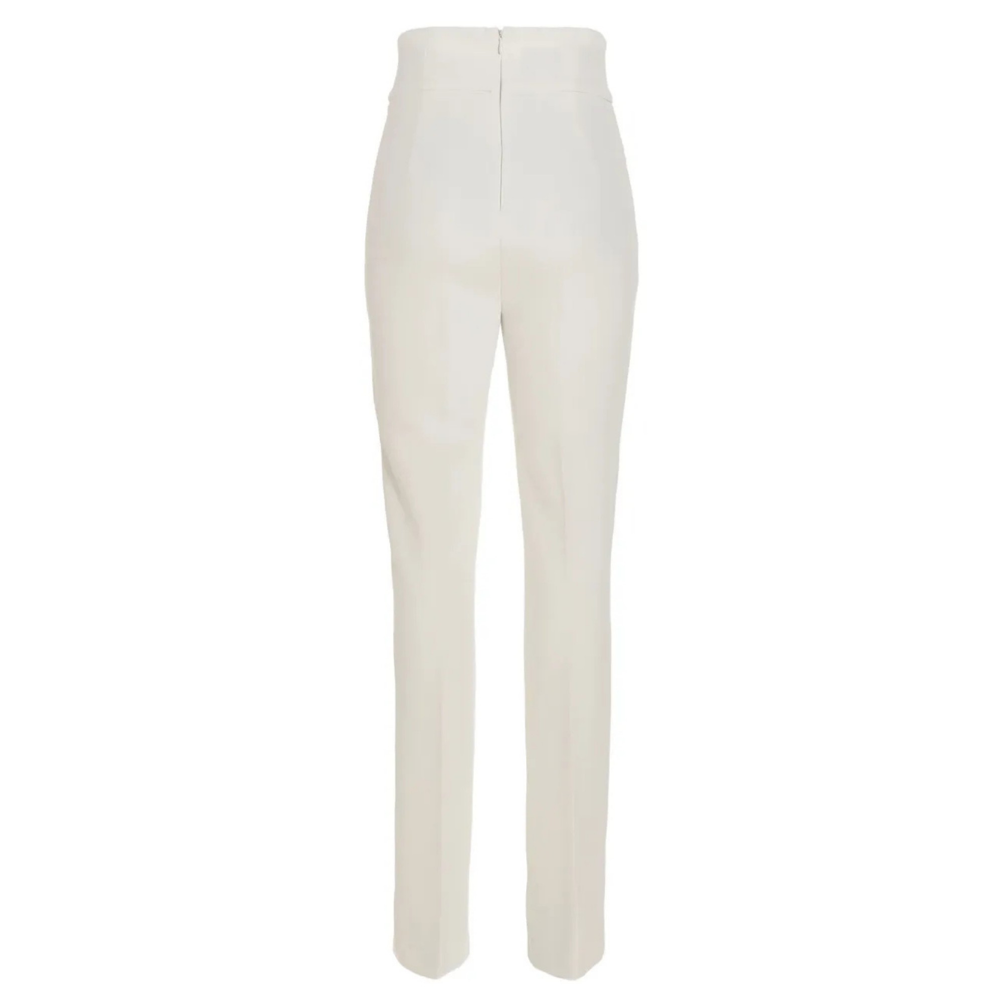 PINKO Laisvalaikio kelnės moterims, Balta, Zannone crepe strech trousers 2