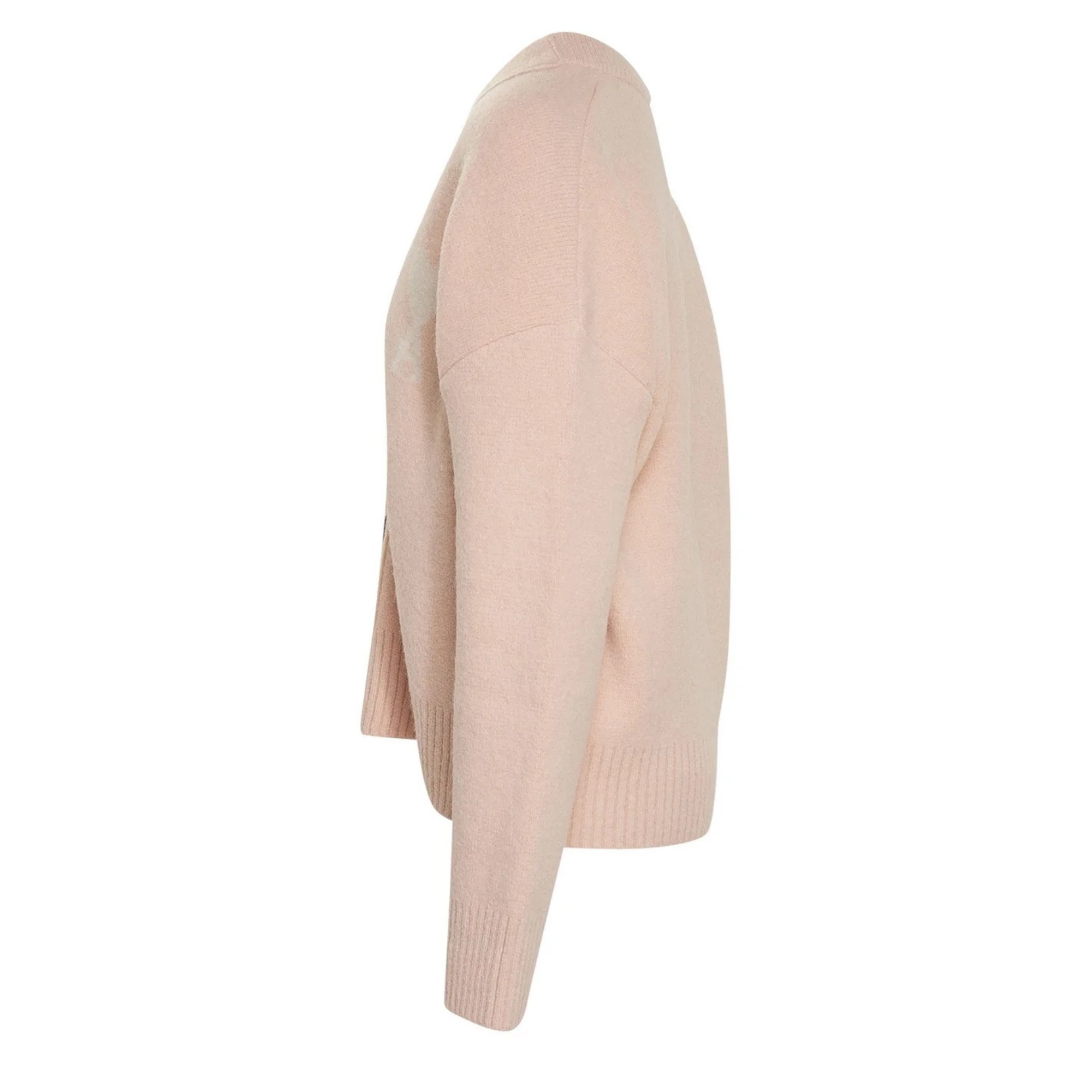 AMI PARIS Kardiganas, Smėlio, Ami de coeur cardigan 3