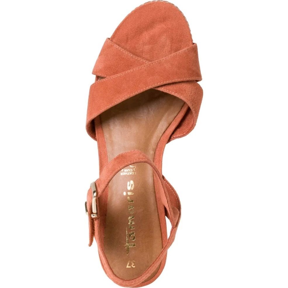TAMARIS Basutės moterims, Ruda, SANDALS 4