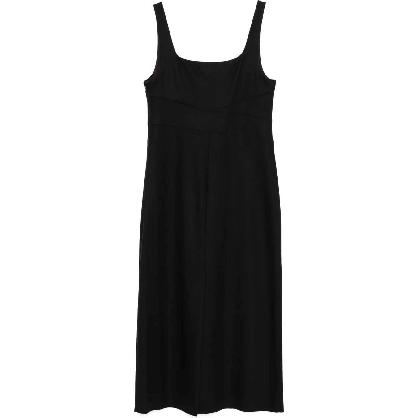 VINCE Maxi suknelė moterims, Juoda, Soft square nk column dress 2