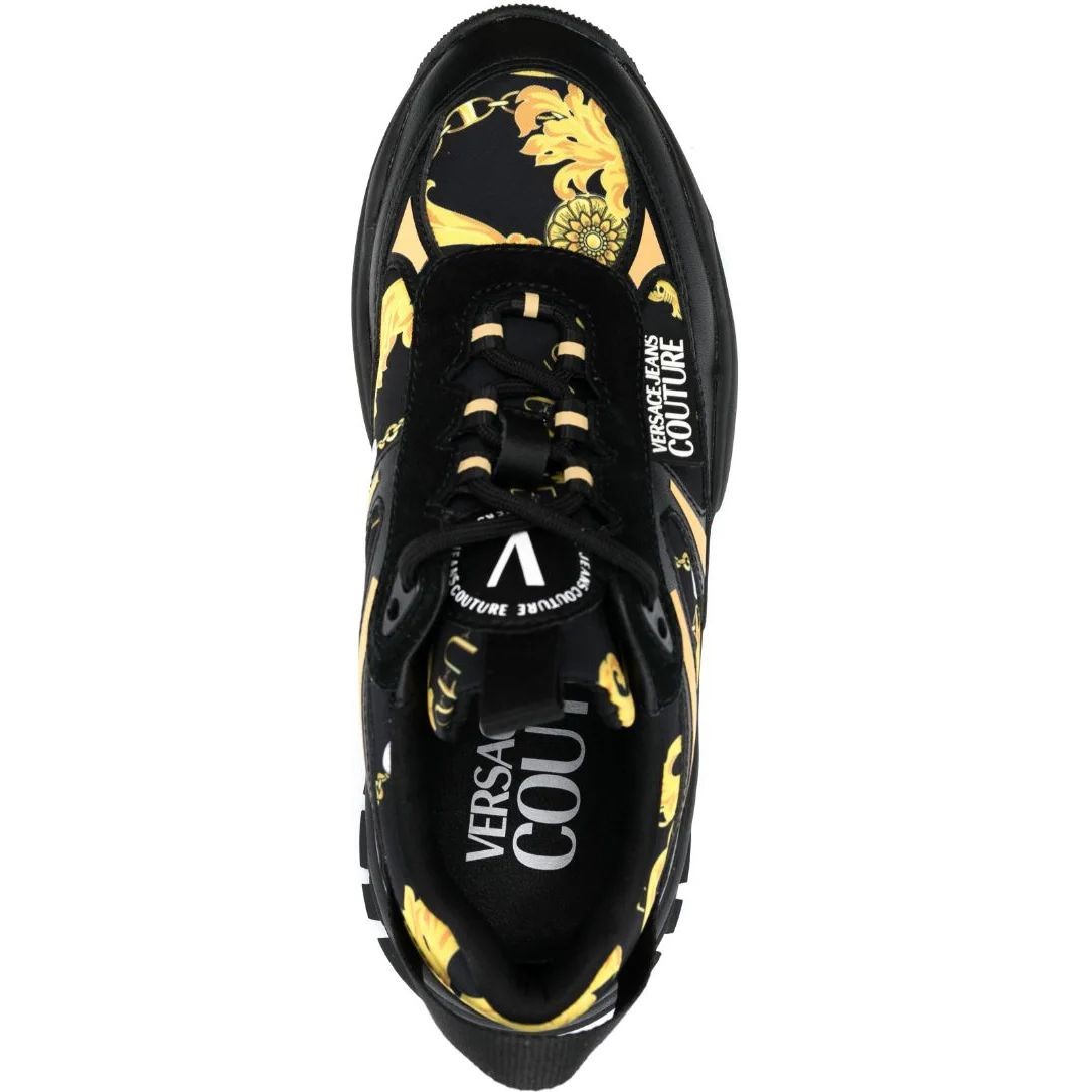 VERSACE JEANS CUTURE Bateliai - moterims, BLACK/GOLD, Hiker  sneakers 4