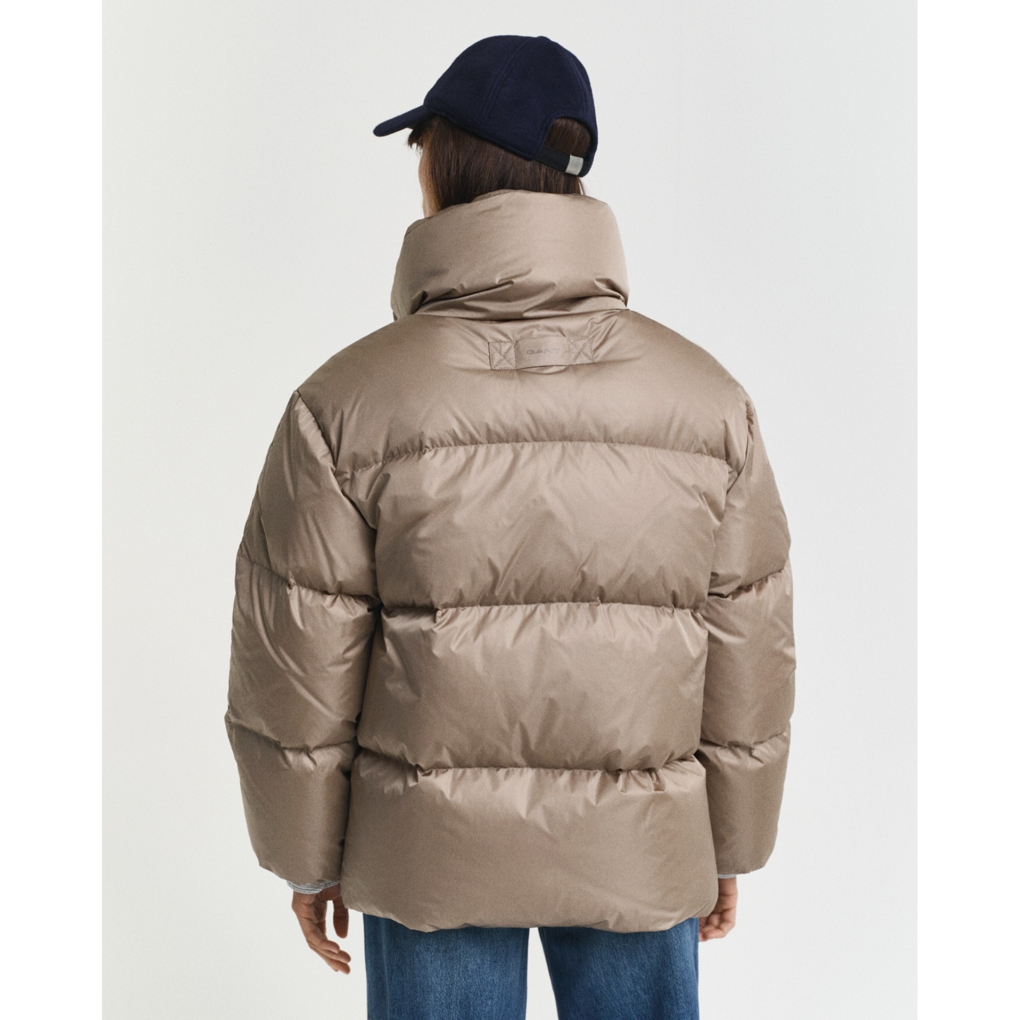 GANT Striukė moterims, Smėlio, relaxed down jacket 3