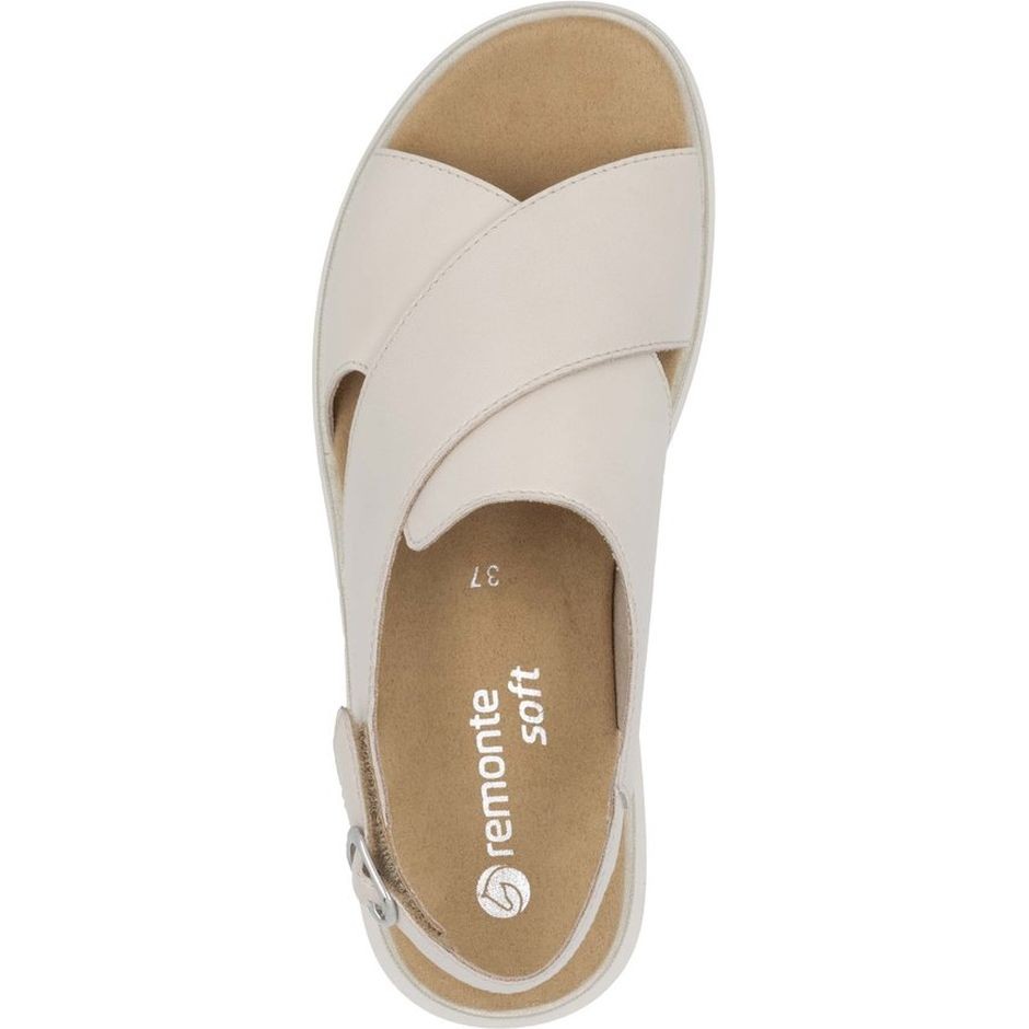 REMONTE Basutės moterims, Smėlio, Sandals 6