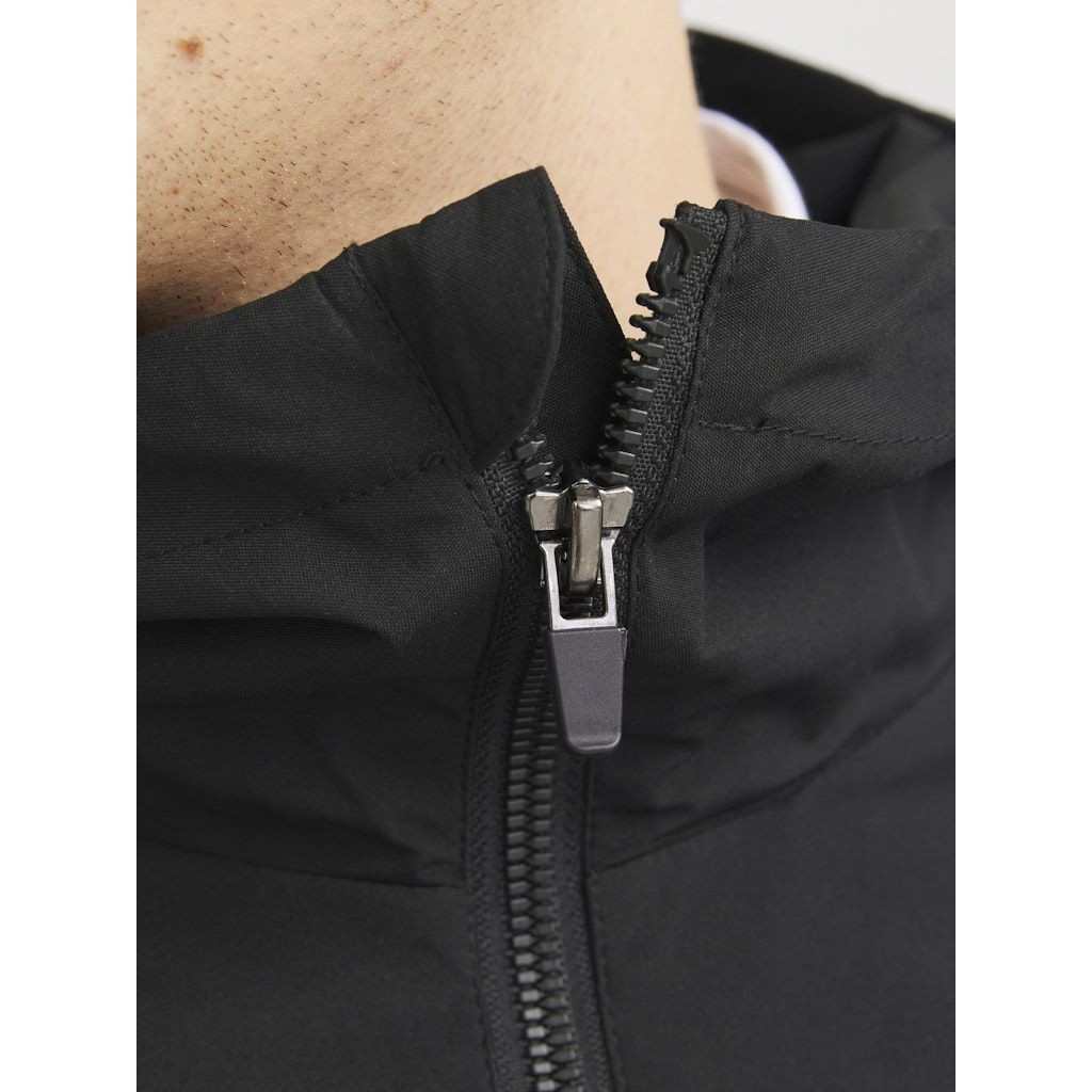 JACK & JONES Neperpučiama striukė vyrams, Juoda, Urban light jacket 6