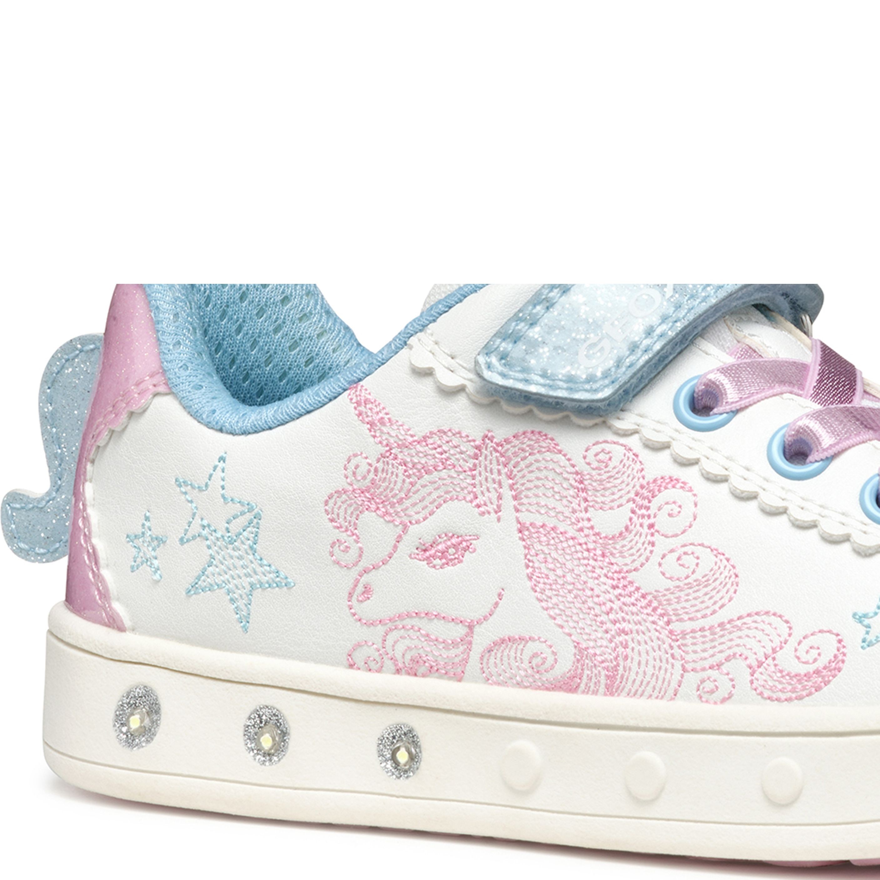 GEOX Laisvalaikio bateliai mergaitėms, Balta, Skylin leisure 5