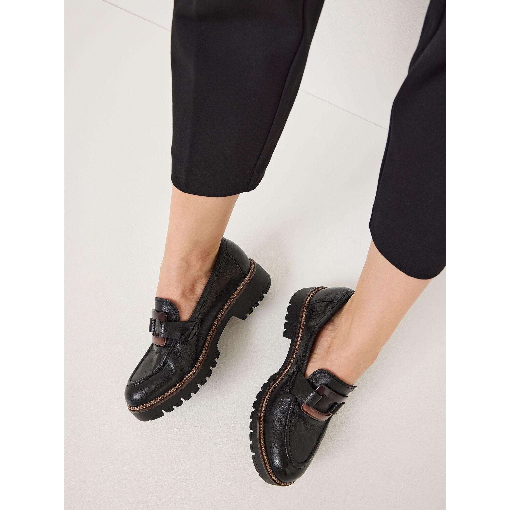 TAMARIS Loaferiai moterims, Juoda, Slipper 5