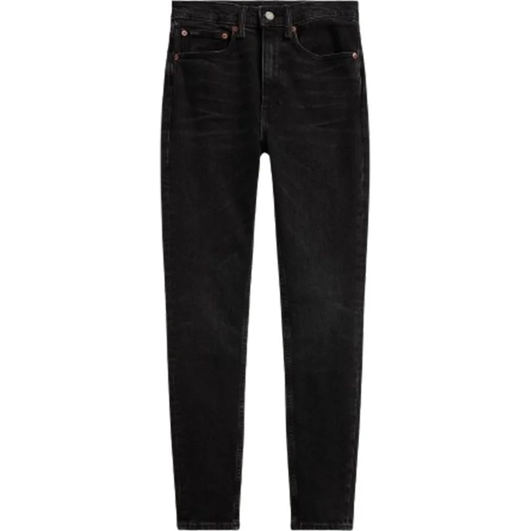 POLO RALPH LAUREN Aptempti džinsai moterims, Mėlyna, High rise skinny ankle