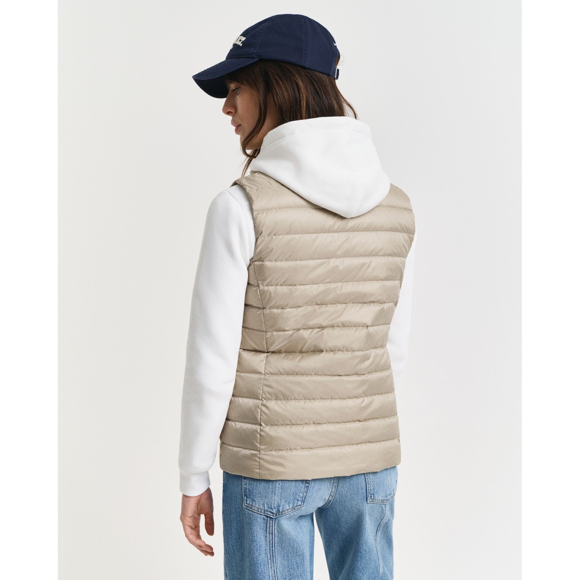 GANT Liemenė moterims, Smėlio, Light down Vest 3