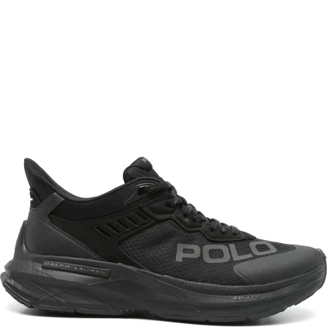 POLO RALPH LAUREN Laisvalaikio bateliai vyrams, Juoda, Court blade-sneakers 2