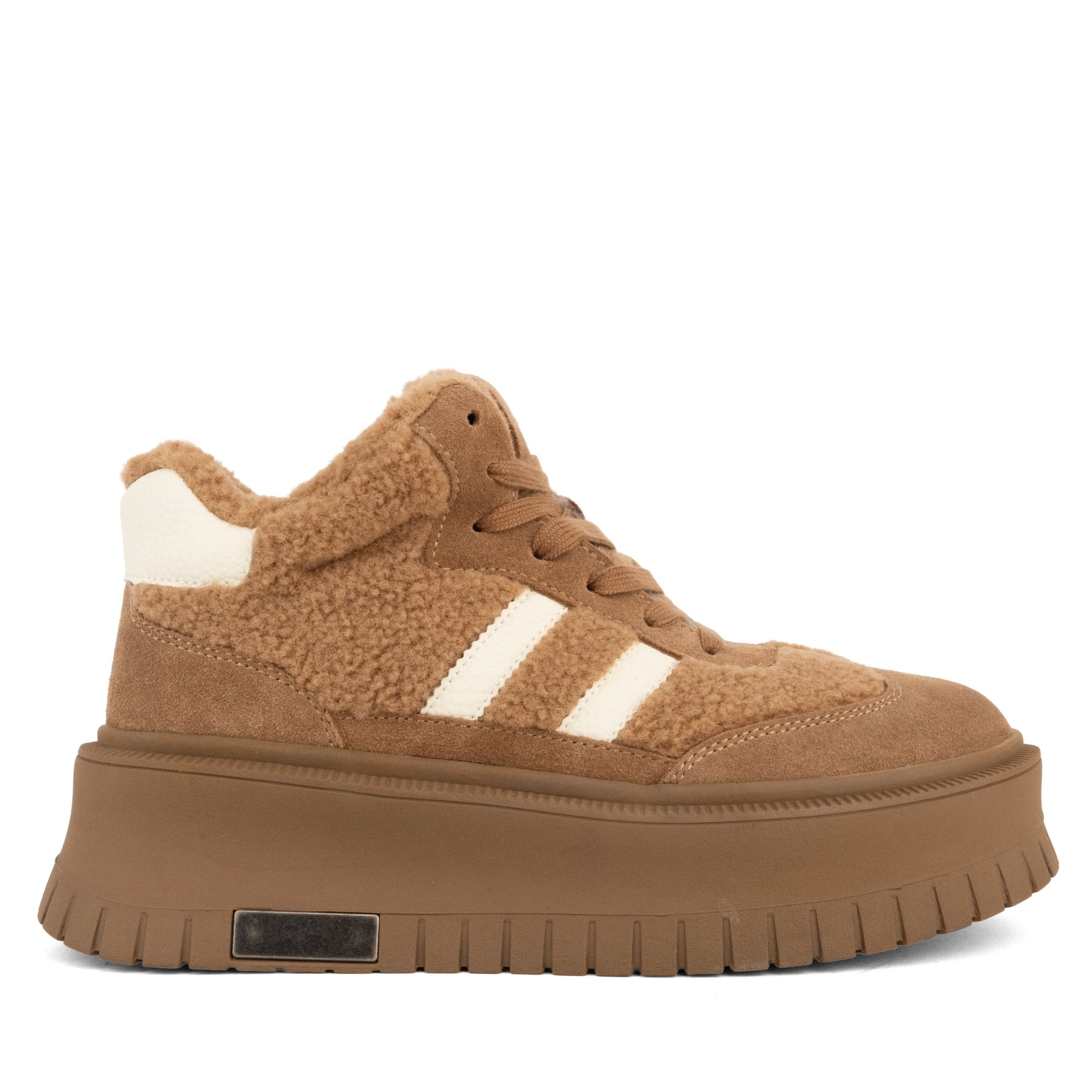 LA CONTE Pašiltinti aulinukai moterims, Smėlio, Wm booties, LA CONTE, lac6590-25211-wobei 2