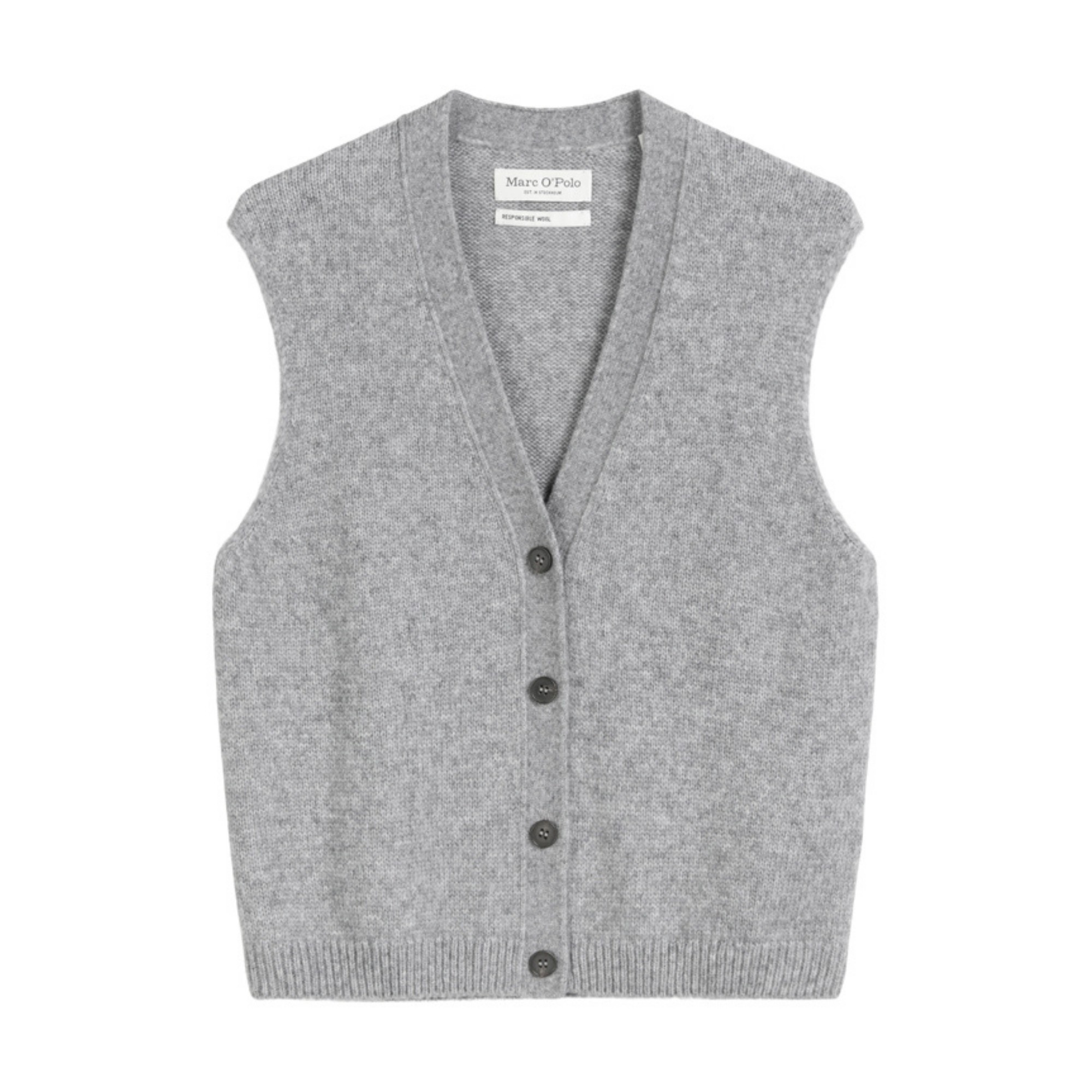 MARC O'POLO Liemenė moterims, Pilka, 508612165009 Vest