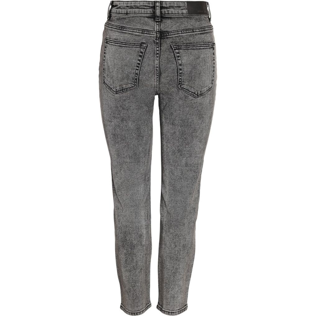 NOISY MAY Slim džinsai moterims, Pilka, Moni straight ank acid 2