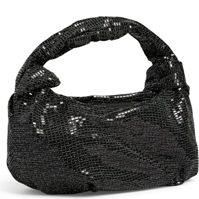 PIECES Rankinė per petį moterims, Juoda, Nitter sequins shoulder bag 1