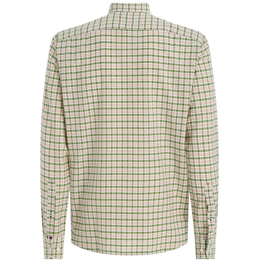 TOMMY HILFIGER Marškiniai ilgomis rankovėmis vyrams, Žalia, Oxford multi gingham rf shirt 2