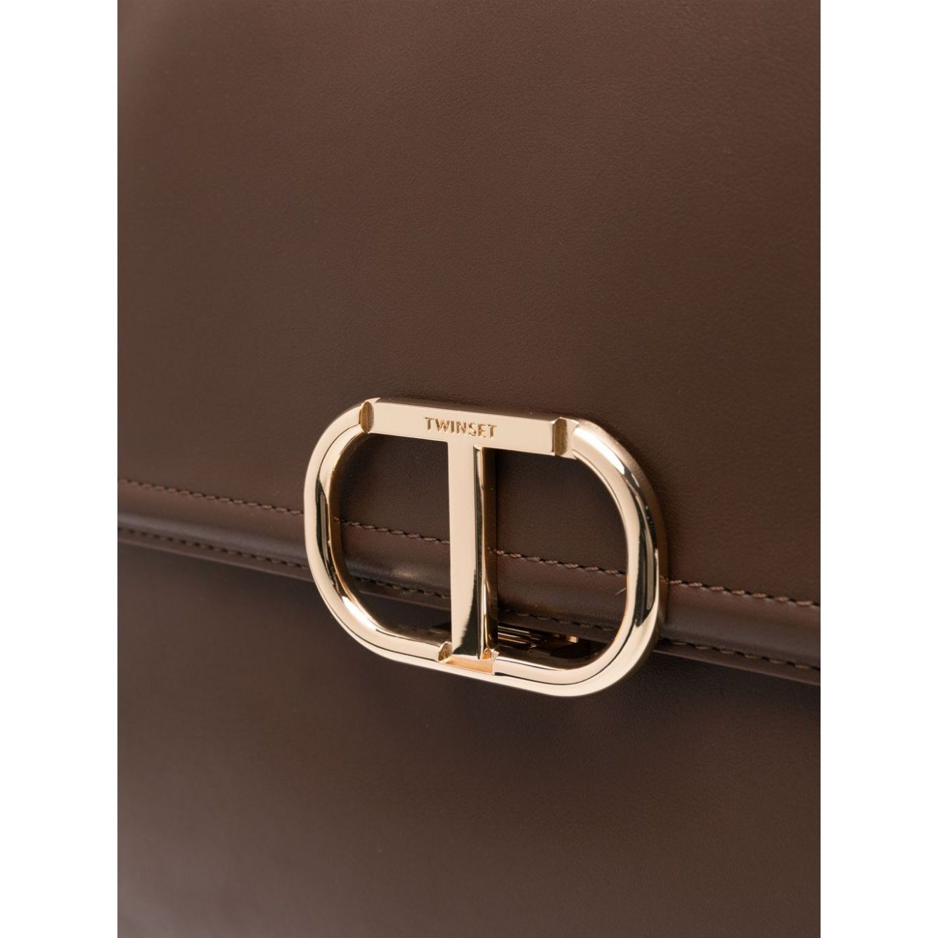 TWINSET Pirkinių krepšys moterims, Ruda, Tote bag 3