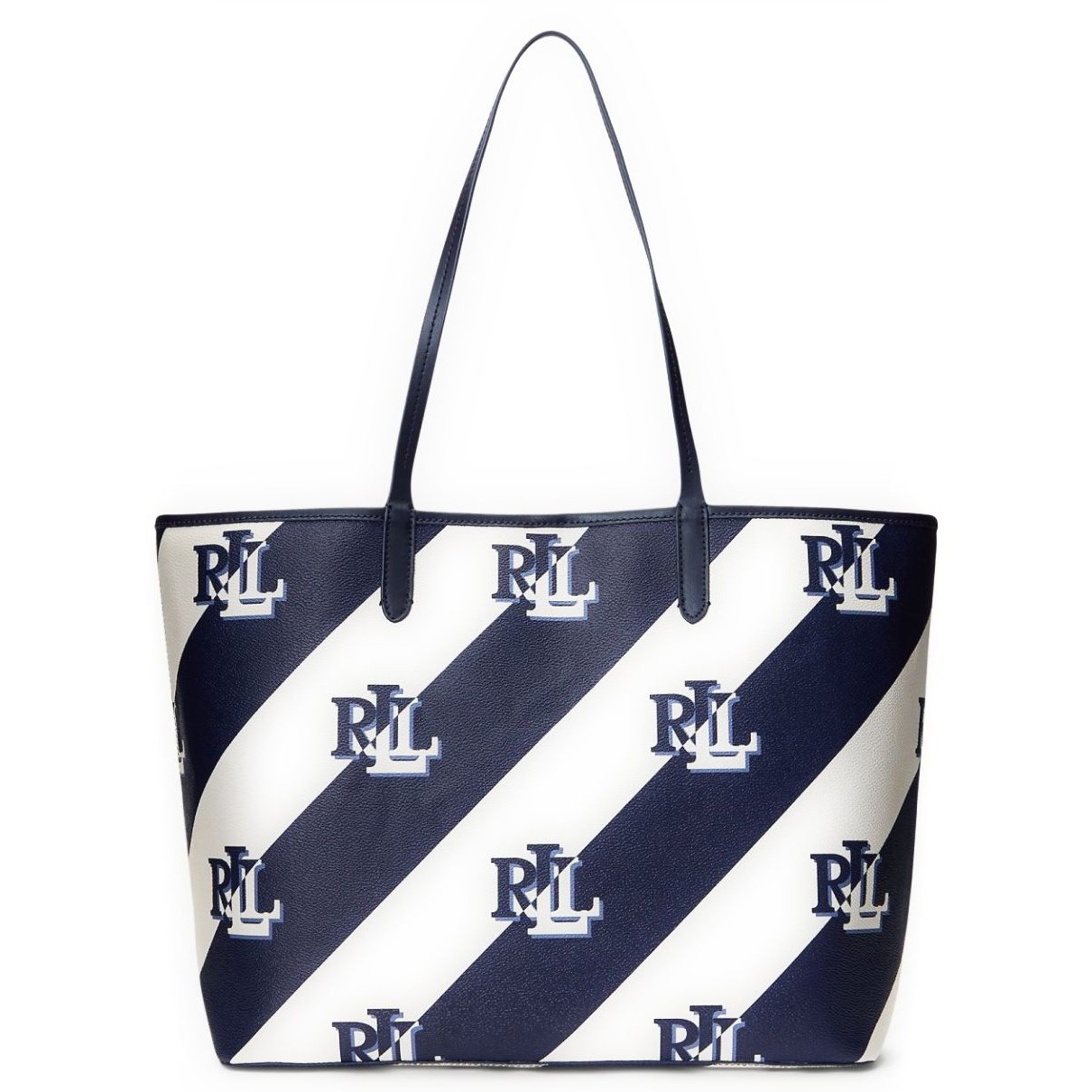 LAUREN RALPH LAUREN Pirkinių krepšys moterims, Mėlyna, Collins 36 large tote bag 1