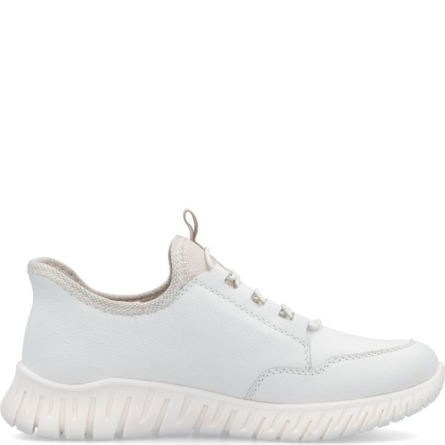 RIEKER Laisvalaikio bateliai moterims, Balta, Sneakers 3