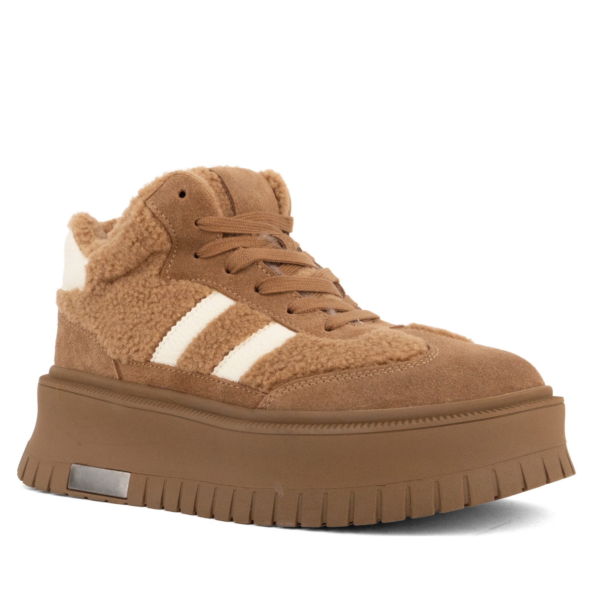 LA CONTE Pašiltinti aulinukai moterims, Smėlio, Wm booties, LA CONTE, lac6590-25211-wobei 1