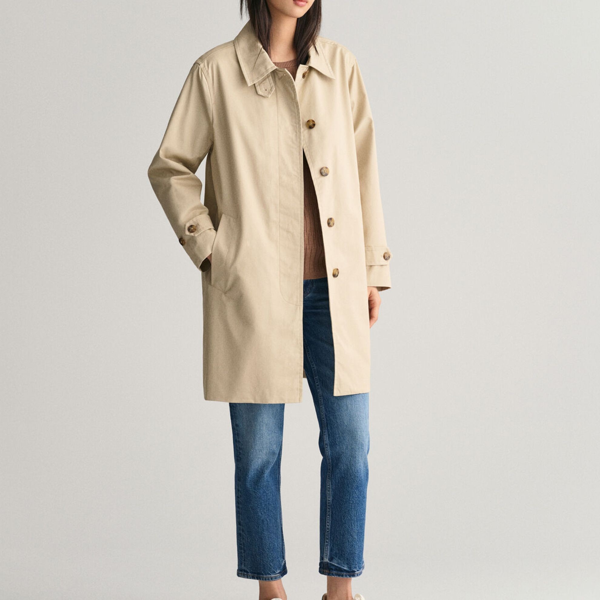 GANT Paltas moterims, Ruda, CAR COAT 2