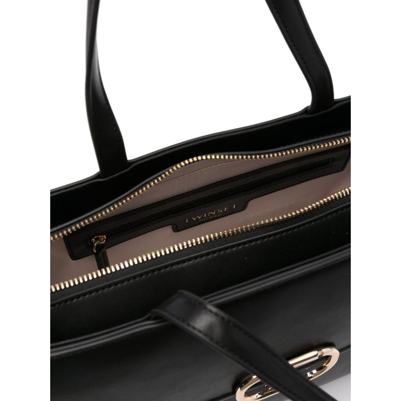 TWINSET Pirkinių krepšys moterims, Juoda, Tote bag 4
