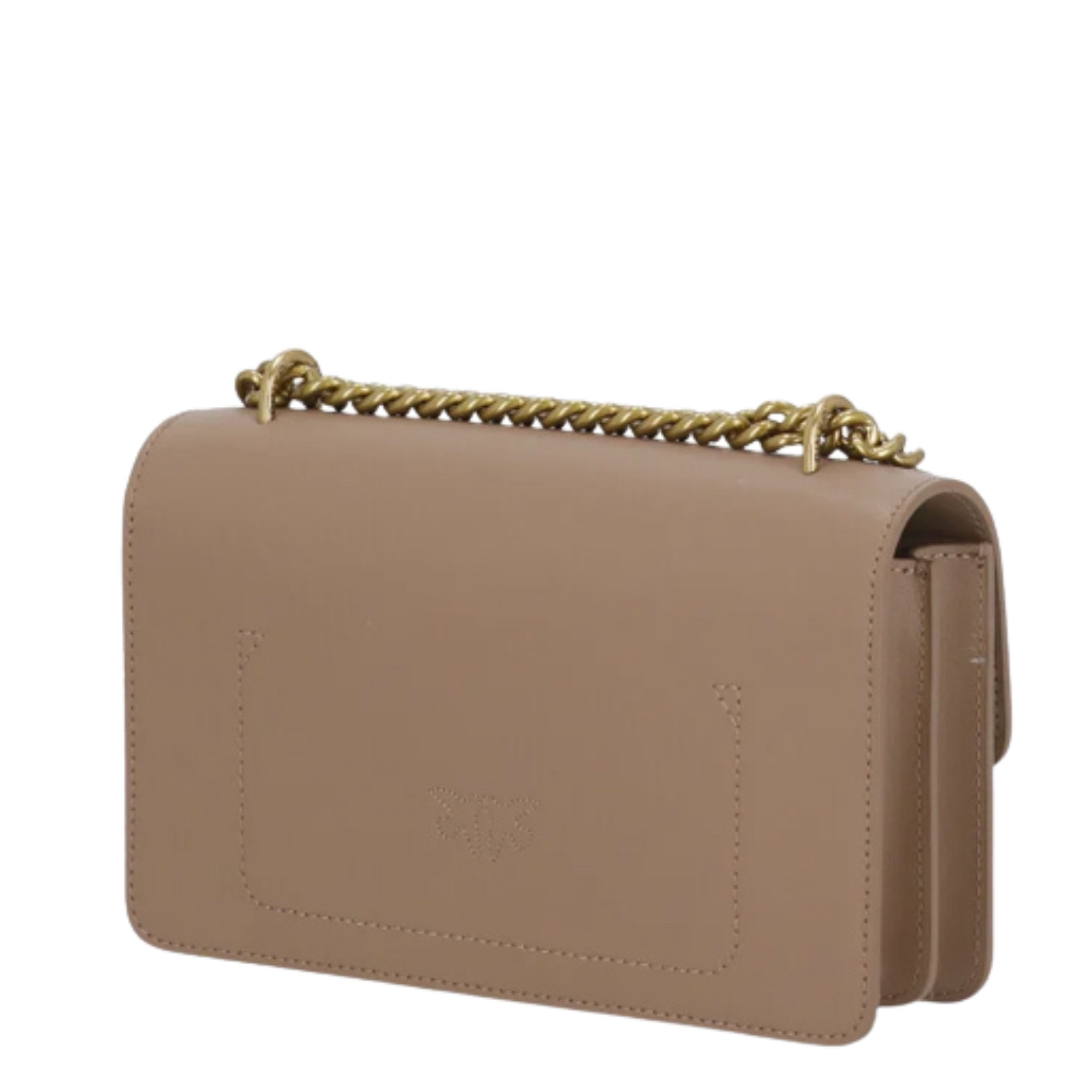 PINKO Rankinė per petį moterims, Ruda, Love one mini shoulder bag 2