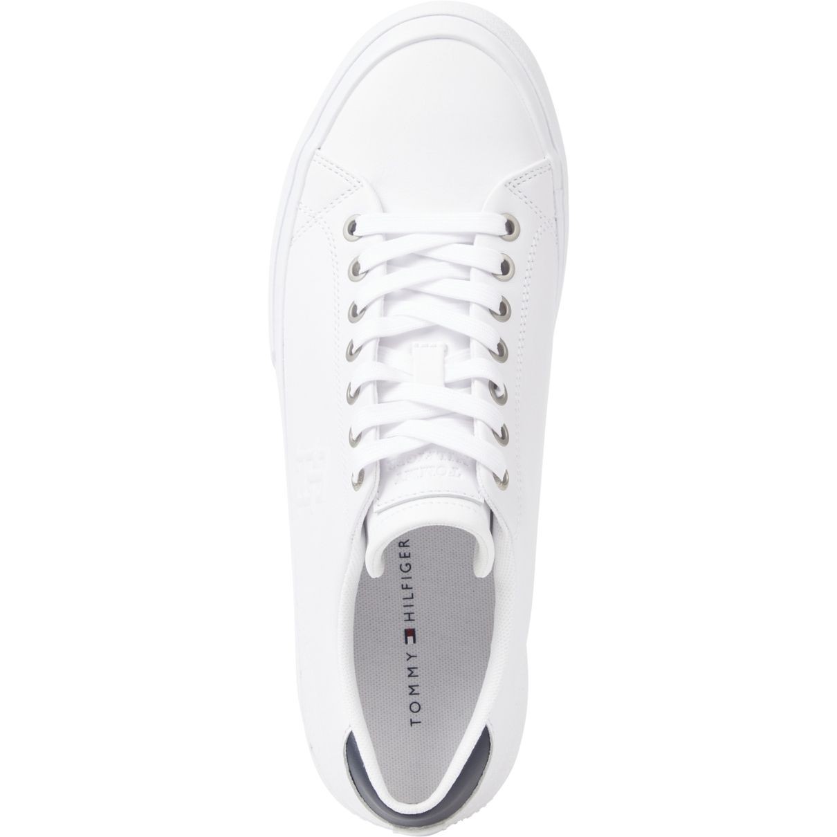 TOMMY HILFIGER Laisvalaikio bateliai vyrams, Balta, Vulc street low leisure 3