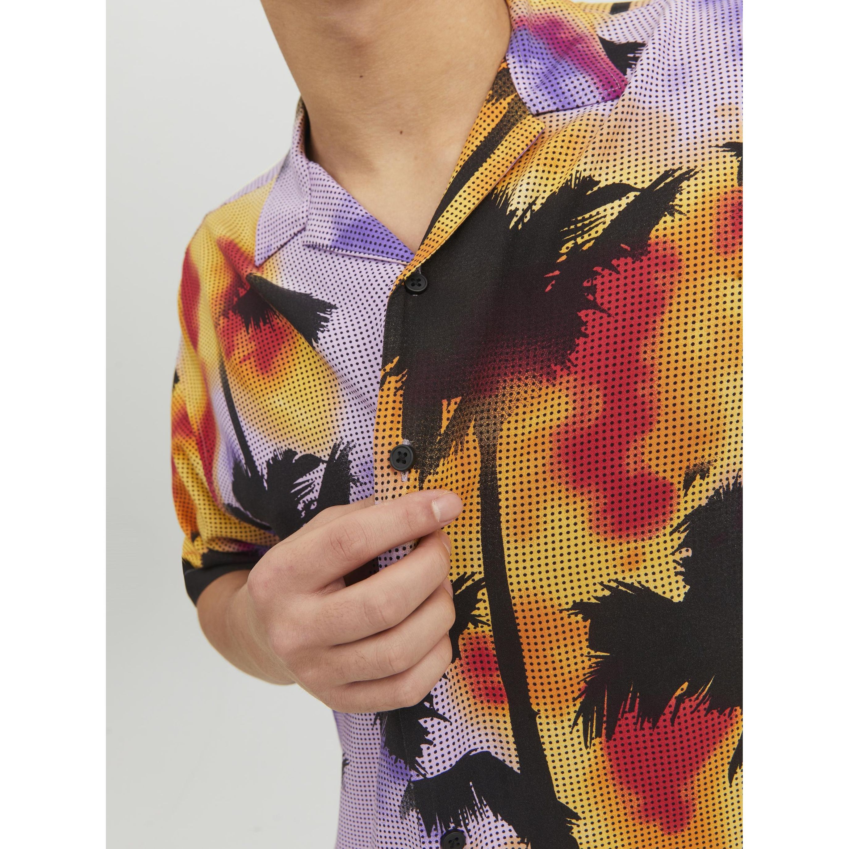 JACK & JONES Marškiniai vyrams, Violetinė, JCOENERGY REGGI 2