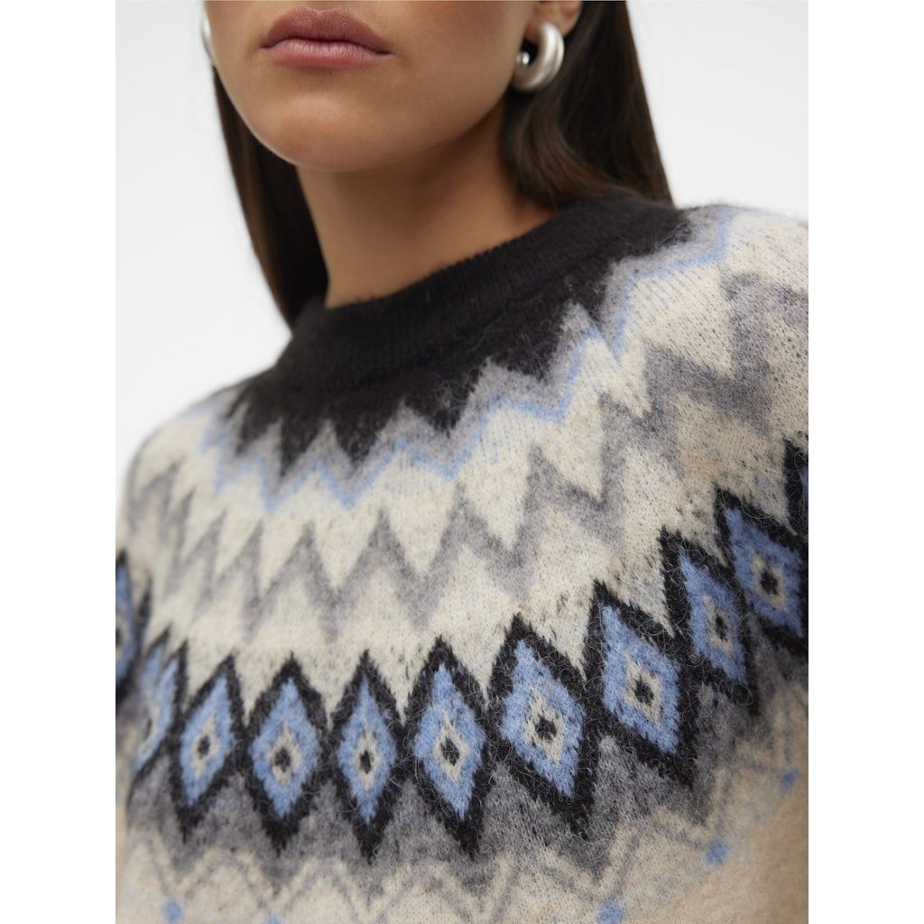 VERO MODA Megztinis moterims, Marga, Visti o-neck pullover 4