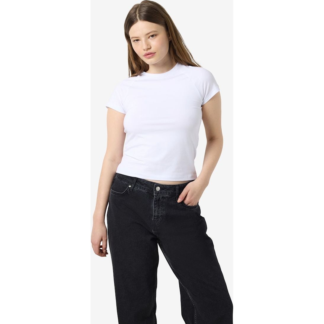 NOISY MAY Marškinėliai moterims, Balta, Katinka top 6