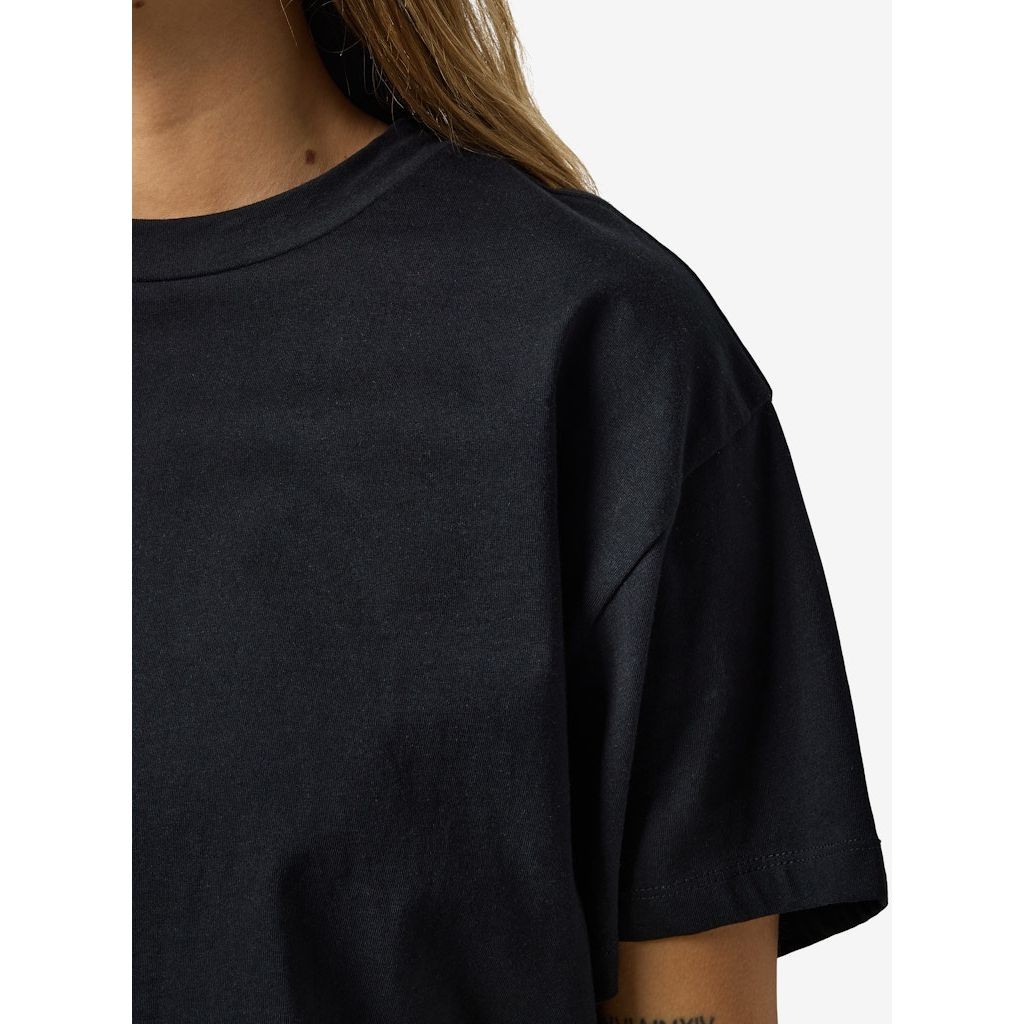 NOISY MAY Marškinėliai moterims, Juoda, NMALENA S/S O-NECK SE 5