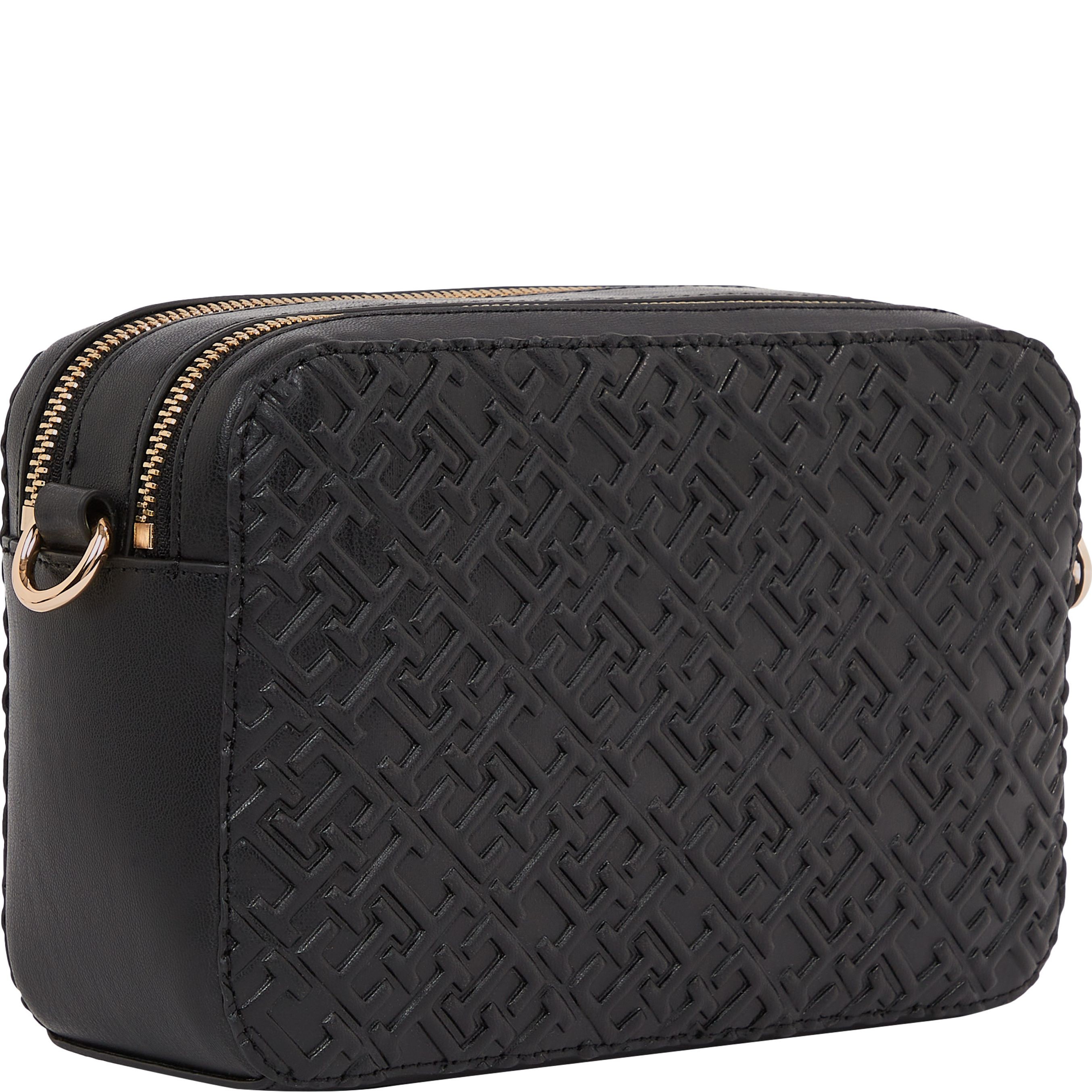 TOMMY HILFIGER Rankinė per petį moterims, Juoda, Distinct camera bag mono 2