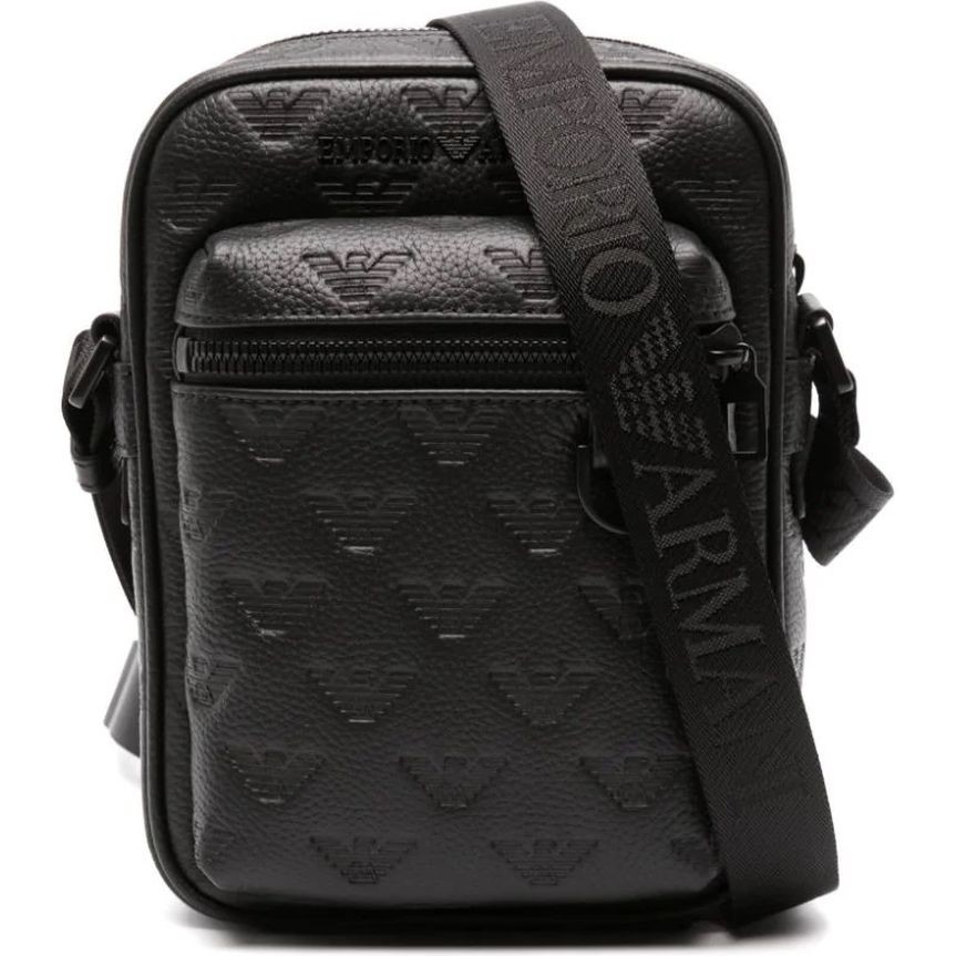 EMPORIO ARMANI Rankinė per petį vyrams, Juoda, Shoulder bag 1