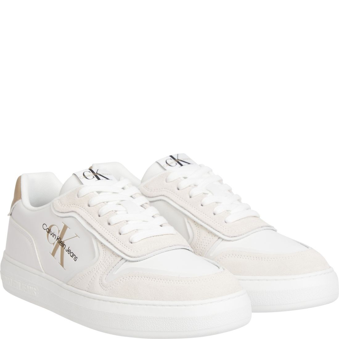 CALVIN KLEIN JEANS Sportiniai bateliai vyrams, Balta, Casual cupsole sport shoe 1