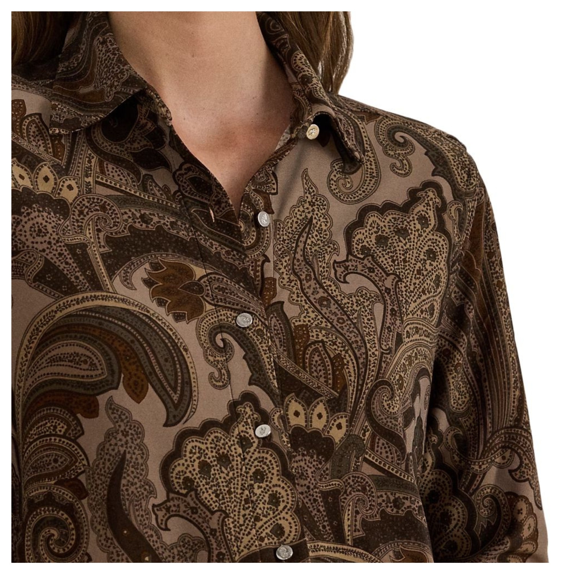 LAUREN RALPH LAUREN Kardiganas moterims, Smėlio, Daquane long sleeve cardigan 2