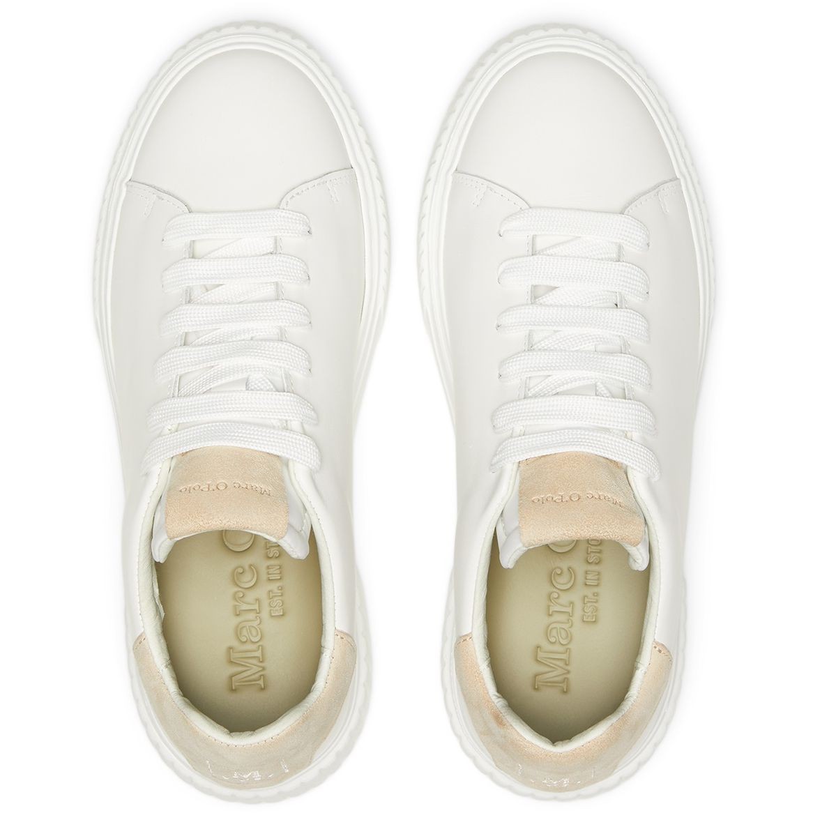 MARC O'POLO Sportbačiai moterims, Balta, Svea  sneakers 4