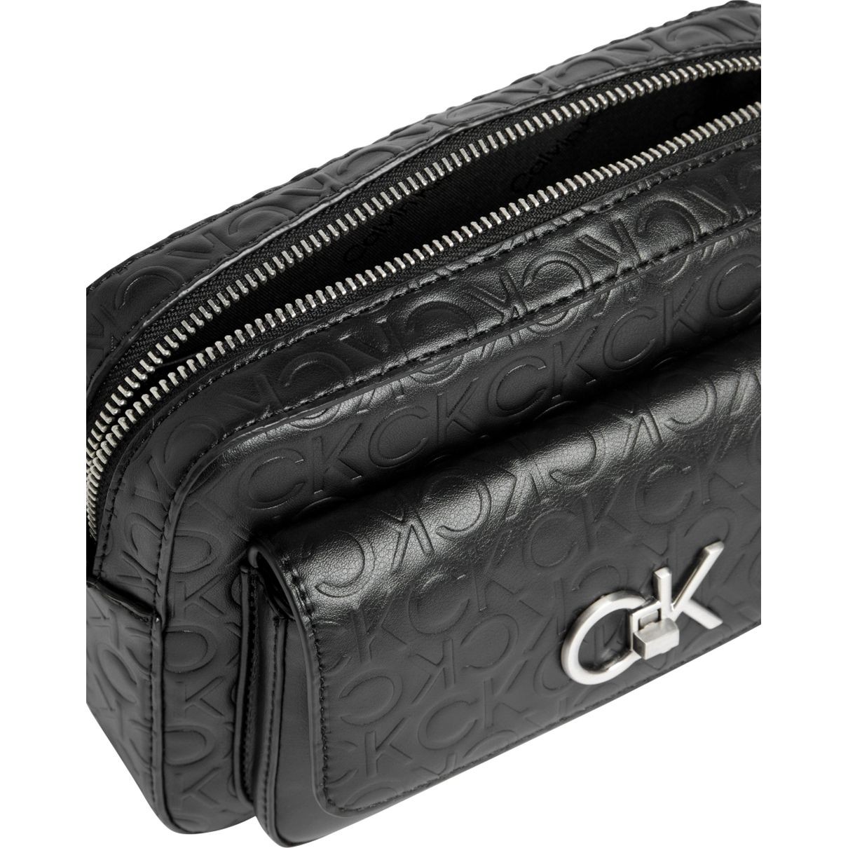 CALVIN KLEIN Rankinė per petį moterims, Juoda, Re-lo camera bag 3