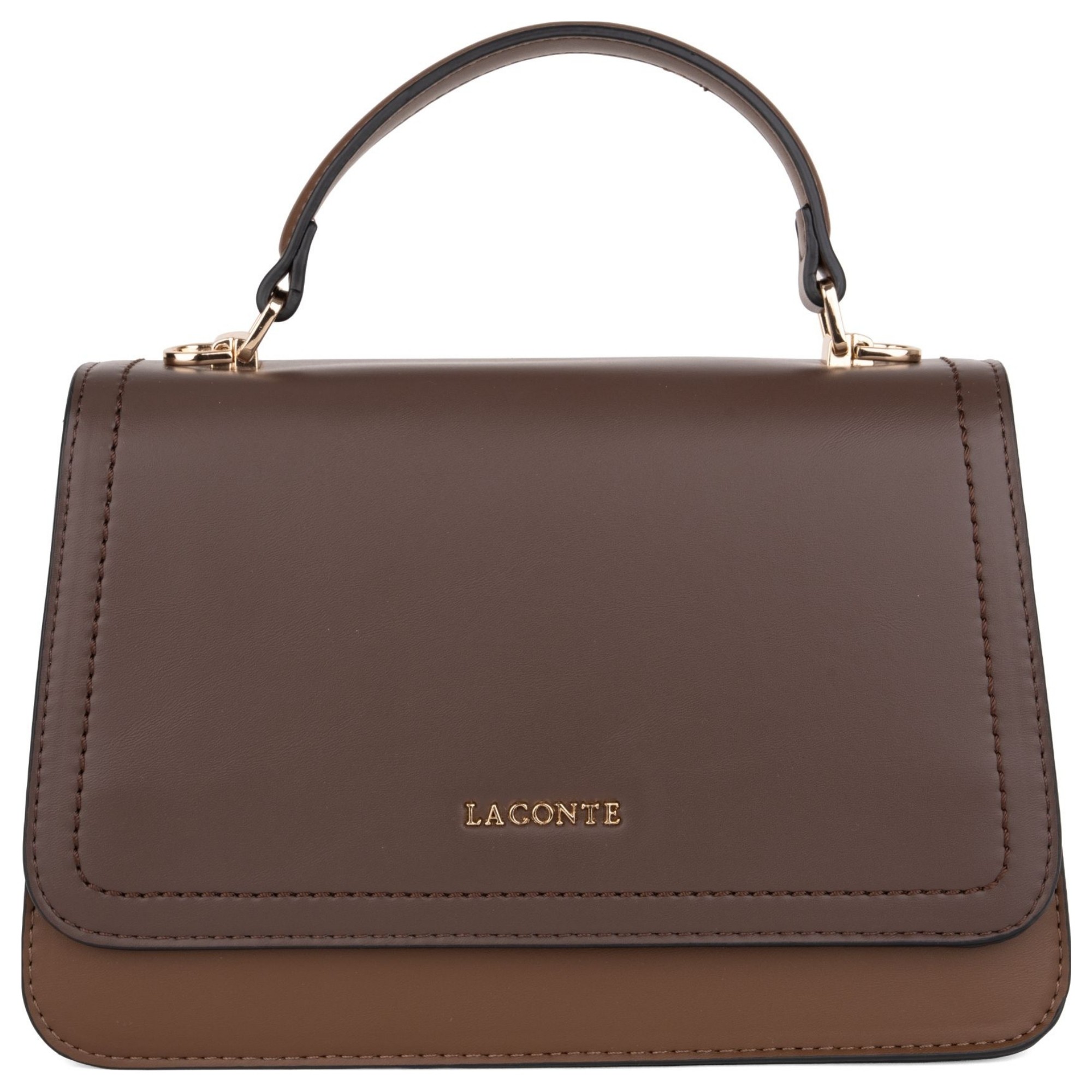 LA CONTE Rankinė per petį moterims, Ruda, Crossbody 1