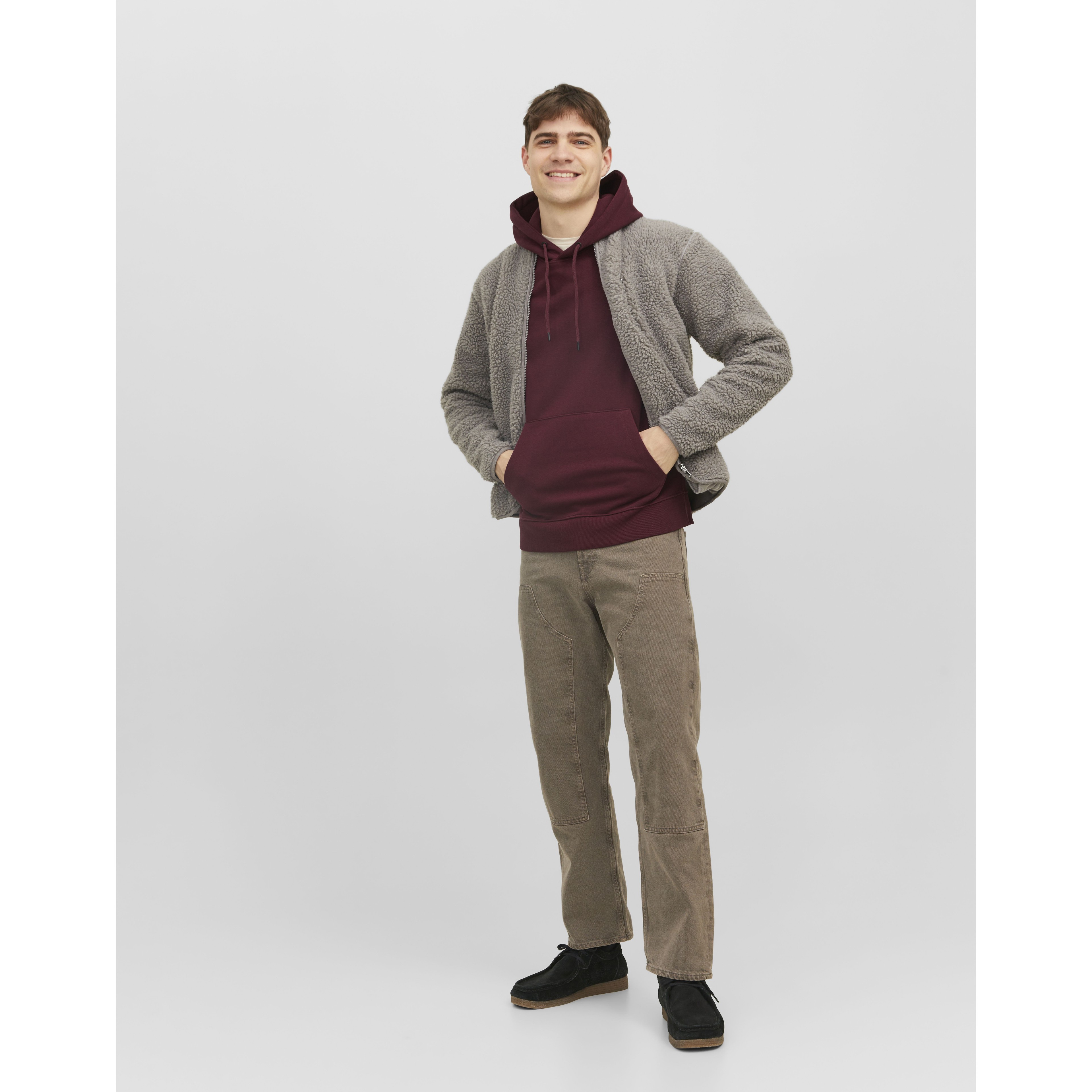 JACK & JONES Džemperis vyrams, JJESTAR BASIC SWEAT HO 4