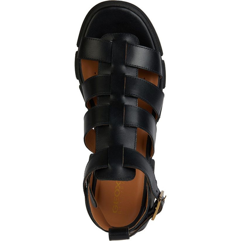 GEOX Basutės moterims, Juoda, Lisbona sandals 5