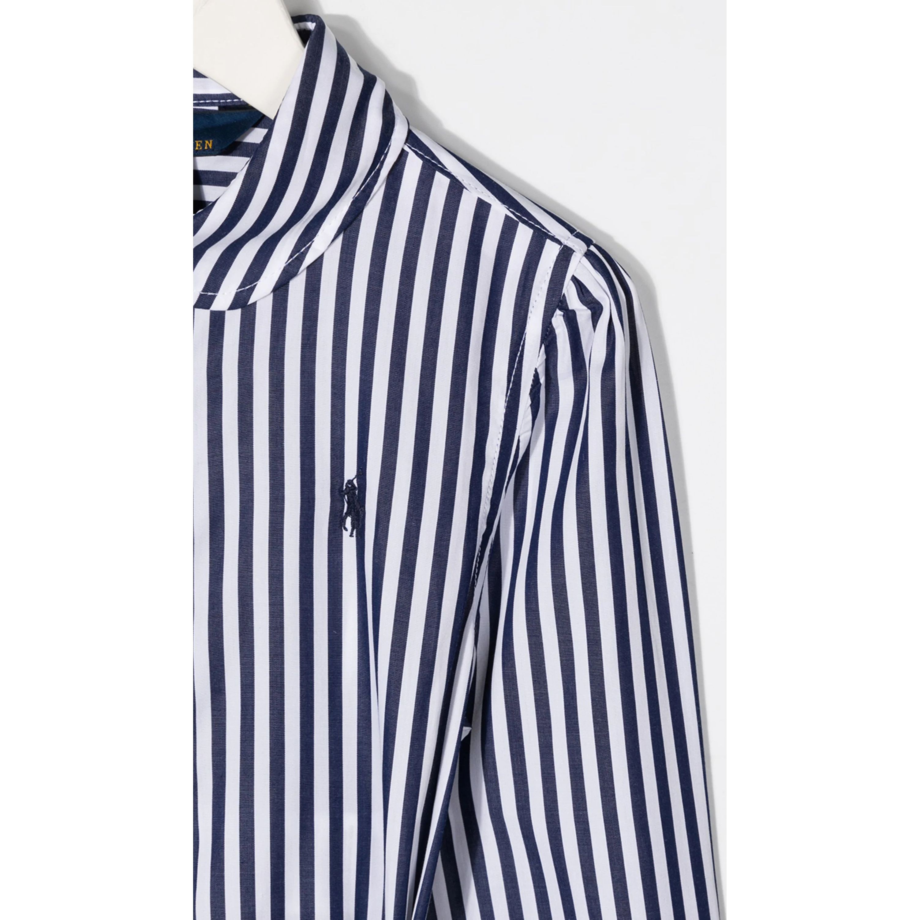 RALPH LAUREN KIDS Midi suknelė mergaitėms, Mėlyna, Long sleeve bengal dresses 3