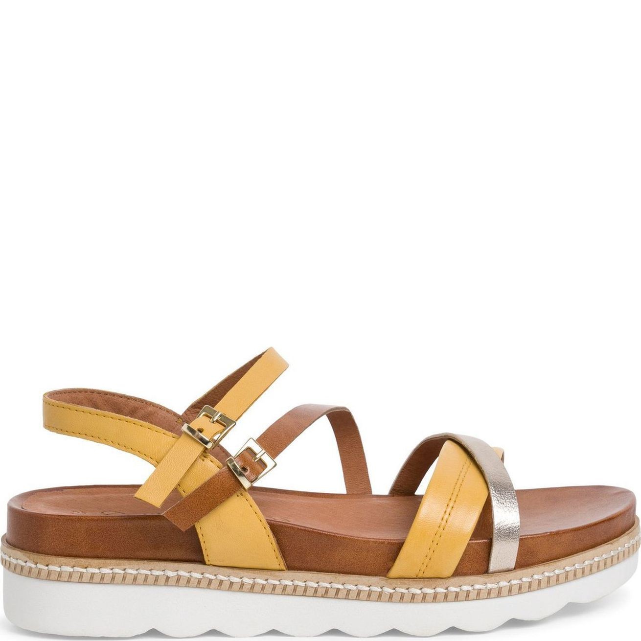 MARCO TOZZI Basutės moterims, Geltona, SANDALS 2