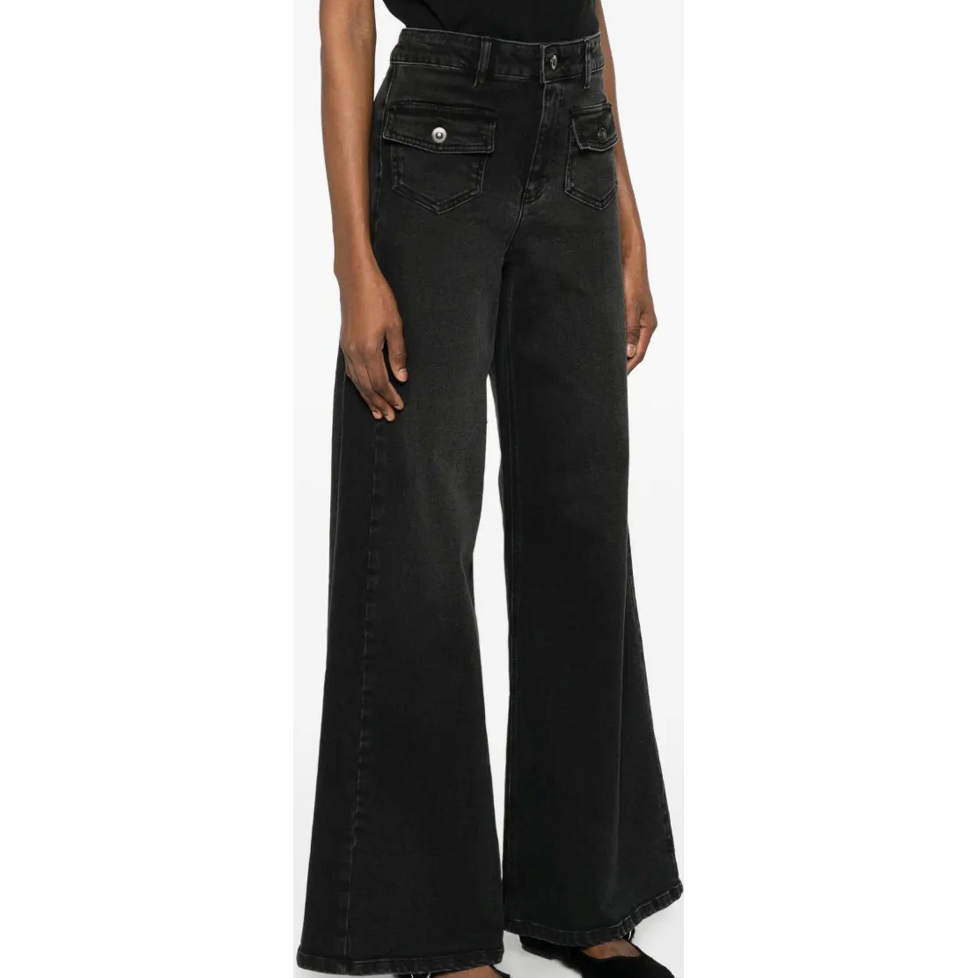 MAISON123 Tiesūs džinsai moterims, Marga, Mot.džinsai 2