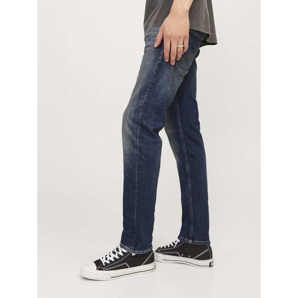 JACK & JONES Aptempti džinsai vyrams, Mėlyna, Mike original 8