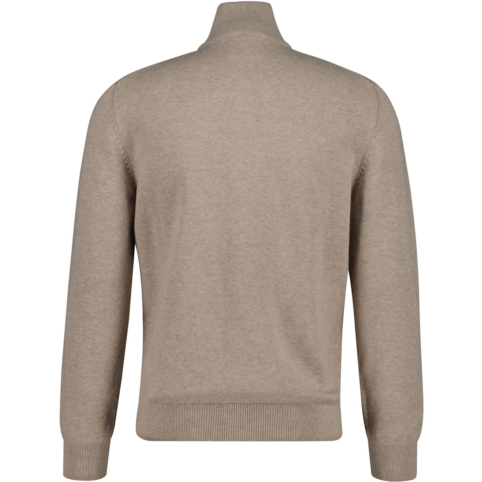 GANT Kardiganas vyrams, Smėlio, casual cotton zip cardigan 2