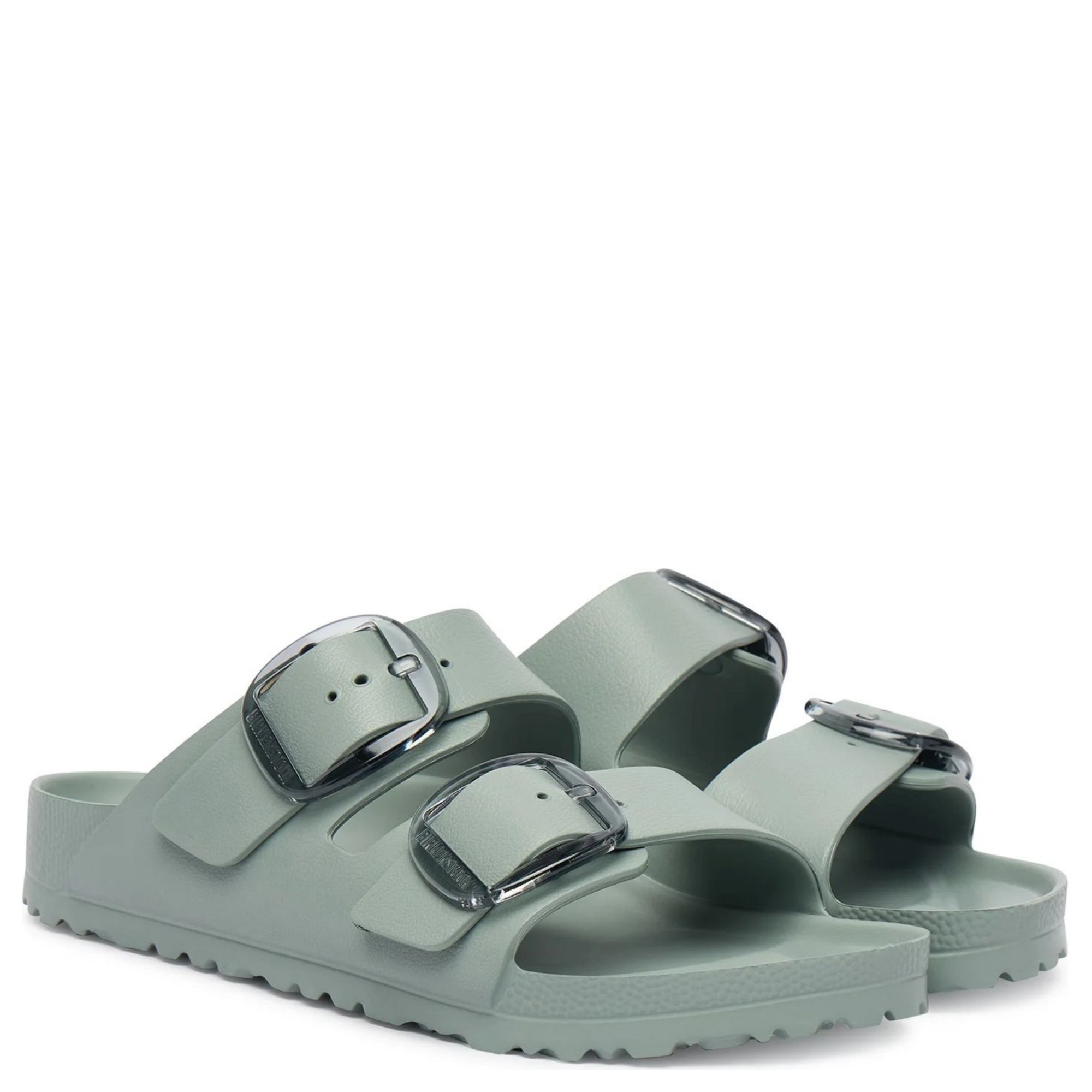 BIRKENSTOCK Šlepetės moterims, Žalia, Arizona Big Buckle slippers 2
